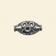 Pewter Effect Antique Look Bead - 18mm x 10mm - Pack of 10