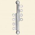 Silver Plated 4 String Clasp - 25mm 