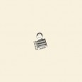 Silver Plated Folding Crimps - 4mm - Pack of 10