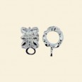 Silver Plated Pendant Bail - 7mm 