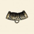 Antique Gold Plated Pendant Bail - 20mm 