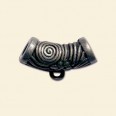 Antique Silver Plated Pendant Bail - 20mm 
