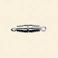 Silver Plated Barrel Clasp - 15mm 
