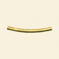 Gold Plated Tubes - 25mm - Pack of 10