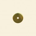 Gold Plated Disc Spacers - 10mm - Pack of 10
