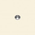 Silver Plated Bouy Beads - 5mm - Pack of 10