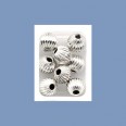 Silver Fluted Round Beads - 5mm 