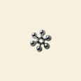 Silver Plated Spacer - 8mm - Pack of 10