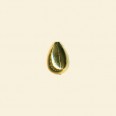 Gold Plated Drop Beads - 9mm x 6mm - Pack of 10 