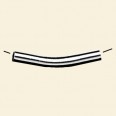 Silver Plated Tube - 25mm