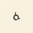 Black Plated Bolt Ring - 6mm - Pack of 10 