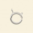 Silver Plated Bolt Ring - 14mm 