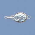 Silver Clasp - 15mm x 8mm 