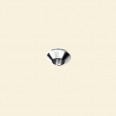 Silver Plated Large Hole Spacers - 7mm x 5mm - Pack of 10 