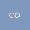 Silver Joined Closed Rings - 6mm 