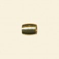 Gold Plated Large Hole Spacers - 9mm x 5mm - Pack of 10 