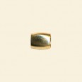 Gold Plated Large Hole Spacers - 11mm x 6mm - Pack of 10 