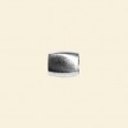 Silver Plated Large Hole Spacers - 11mm x 6mm - Pack of 10 