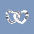 Silver Heart Clasp - 15mm 