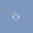 Silver Bolt Rings - 7mm 
