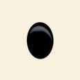 Black Onyx Cabochon - 10mm x 8mm 
