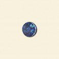 Blue Coloured Abalone Shell Flat Backed Cabochon - 6mm Round 