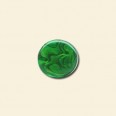 Green Coloured Abalone Shell Flat Backed Cabochon - 8mm Round