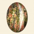 Unakite Cabochon - 40mm x 30mm 