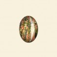 Unakite Cabochon - 10mm x 8mm 