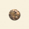 Leopard Skin Agate Cabochon - 10mm Round 