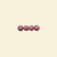 Rhodonite Bead String - 4mm 