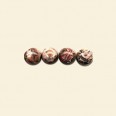Leopard Skin Agate Beads - 6mm - Pack of 10