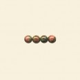 Unakite Beads - 4mm - Pack of 10