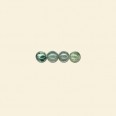 Green Moss Agate Beads - 4mm - Pack of 10