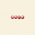 Rhodochrosite Beads - 4mm - Pack of 10 