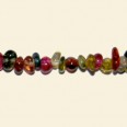Multi-colour Dyed Quartz Tumblechip String - 36" String