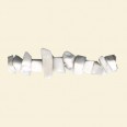  Howlite Tumblechip Bead - 36" String