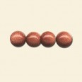 Brown Goldstone Bead - 8mm - 16" String