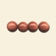 Brown Goldstone Beads - 8mm - Pack of 10