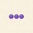 Purple Dyed Jade Round Beads - 6mm - 16" String 