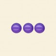 Purple Dyed Jade Round Beads - 8mm - 16" String 