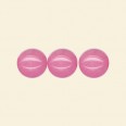 Pink Dyed Jade Round Beads - 10mm - 16" String 