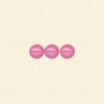 Pink Dyed Jade Round Beads - 6mm - 16" String 