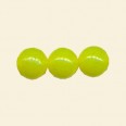 Lime Green Dyed Jade Round Beads - 10mm - 16" String 