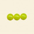 Lime Green Dyed Jade Round Beads - 8mm - 16" String 