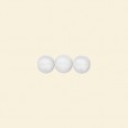 White Dyed Jade Round Beads - 6mm - 16" String 