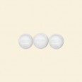 White Dyed Jade Round Beads - 8mm - 16" String 