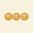 Yellow Dyed Jade Round Beads - 10mm - 16" String 