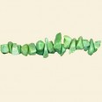 Apple Howlite Tumblechip Bead - 36" String