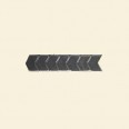 Haematite V Shape Bead - 8mm - 16" String